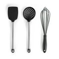 thumbnail image 4 of MegaChef Gray Silicone and Stainless Steel Cooking Utensils, Set of 14, 4 of 11