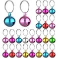thumbnail image 1 of 24 Uds. De cascabeles para Collar de perro y gato, dijes para Collar de cascabeles para gato con llaveros, cascabeles coloridos para mascotas, colgante de campana ruidosa para gatito y cacho, 1 of 5