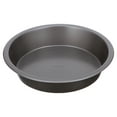 thumbnail image 6 of Baker's Secret 8.5" Round Nonstick Carbon Steel Cake Pan, Gray, 6 of 7
