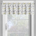thumbnail image 2 of Ambesonne USA Window Valance, Liberty Manhattan, 54" X 18", Yellow Grey White, 2 of 5