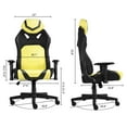 thumbnail image 7 of Ergonomic Gaming Chairs for Adults with High-Density Memory Foam | Swivel Comfortable Office Chair, Big and Tall Video Game Chair, High Back Computer Chair for Home, Office, Yellow Black, 7 of 7