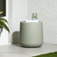 thumbnail image 1 of South Shore Dalya Round Outdoor Side Table, in Sage Green, 1 of 9