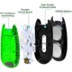 thumbnail image 3 of 15 Pack Safety Lights, Clip On Flash, High Visibility Accessories For Runners, Dogs, Bikes, Walkers, 3 of 4