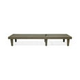 thumbnail image 2 of Benjara Pina Outdoor Chaise Lounger, 79 Inch, Dark Gray Slatted Acacia Wood, 2 of 5