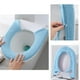thumbnail image 1 of Toilet Seat Cover Bathroom Soft Thicker Warmer With Snaps Fixed Stretchable Washable Fiber Cloth Toilet Seat Covers Pads Reusable Easy Installation Cleaning, 1 of 8