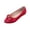Shoes # Red, variant on Samdudou Flat Shoes for Women Closed Toe Pointed Slip On Ballet Flats Elegant Sparkly Rhinestone Bowknot Embellishment Casual Office Work Evening Dressy Footwear