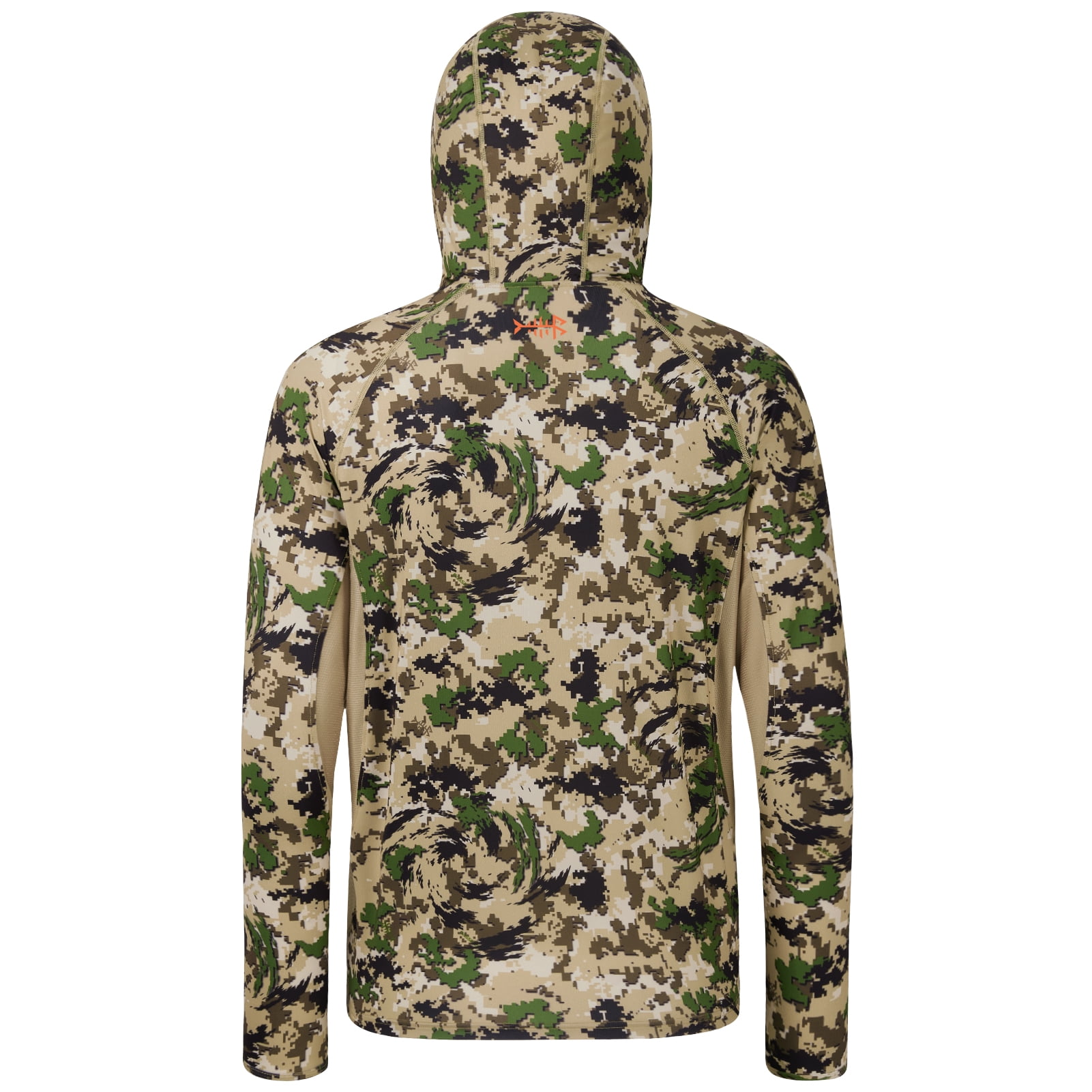 BASSDSASH Men's UPF 50+ Lightweight Hunting Camo Hoodie Quick Dry Performance Long Sleeve Fishing Shirt with Hood FS30M