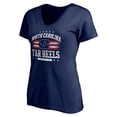 thumbnail image 2 of Women's Navy North Carolina Tar Heels City Pride V-Neck T-Shirt, 2 of 3