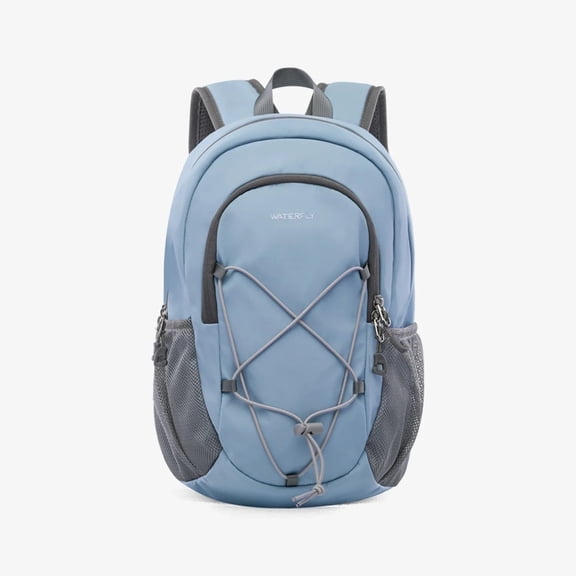 WATERFLY Unisex 12L Small Drawstring Lightweight Travel Hiking Backpack Daypack,Blue