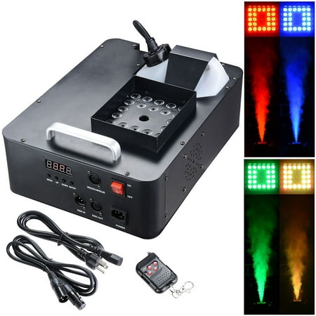 1500W LED Smoke Effect Machine Stage Fogger Equipment Wired Control Disco Party