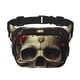 thumbnail image 1 of Balery Classical Rose Crown Skull Mochila Cinturón para Mujeres y Hombres, Bolsa de Cintura Impermeable de Doble Capa con Correa, 1 of 9