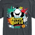 thumbnail image 3 of Mickey & Friends - Mickey Never Bored - Men's Short Sleeve Graphic T-Shirt, 3 of 5