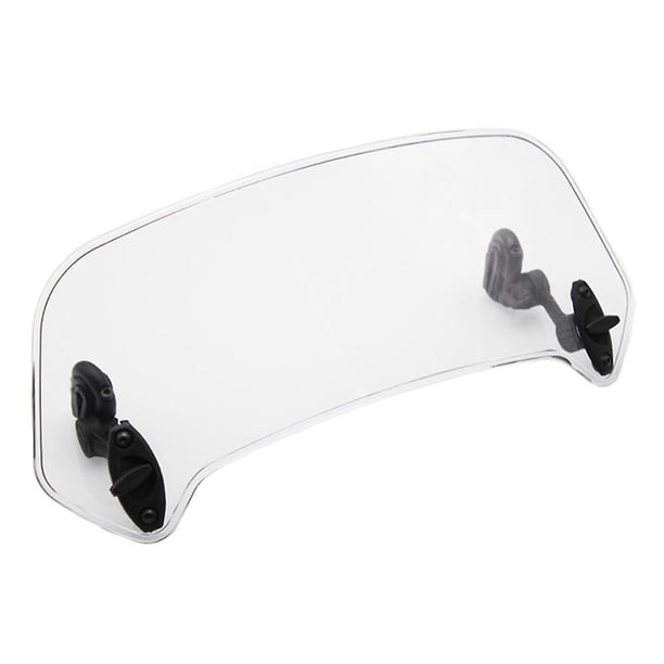 Parabrisas Deflector de viento ajustable transparente Universal para motocicleta