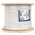 thumbnail image 1 of Vertical Cable Lighting Control Cable Riser: 22/2 (Shielded) Data + 16/2 Power, Stranded Bare Copper Conductors, White, 1000ft Spool, 1 of 4