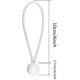 thumbnail image 3 of 50 unidades de tensor de bola elástica, tensor de lona para pabellón, camping, cables de tienda, arnés de extensión de cortinas, 10cm Feliz Sencillez, 3 of 4