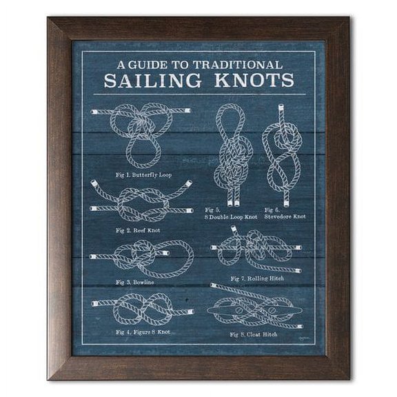 Breakwater Bay 'Sailing Knots I' Graphic Art Print