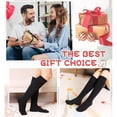 thumbnail image 6 of Holzlrgus Women's Knee High Wool Socks Winter Thick Thermal Soft Comfy Over Knee Long High Socks 2 Pairs, 6 of 6