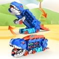 thumbnail image 4 of Juego para Coche Camión Transportador Dinosaurios Con 12 Coches Metal, 4 of 9