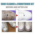 thumbnail image 5 of Shoes Cleaner Kit Shoe Stain Remover Yellow Edge Whiten Cleaning Polish Foam Decontamination Deoxidizer 100ml, 5 of 5