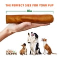 thumbnail image 4 of Pork Chomps 8-10 Inch Premium Roasted Pork Skin Rolls, 5 Count, Rawhide-Free Dog Chews, 4 of 8