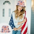 thumbnail image 2 of JoyMoreHome American Flag Hat Party Supplies - Patriotic 4th of July Hats for Independence Day - Red White and Blue USA Party Accessories, 2 of 6