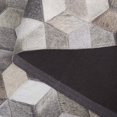 thumbnail image 6 of SAFAVIEH Studio Leather Theresa Geometric Area Rug, Gray/Light Brown, 4' x 6', 6 of 11