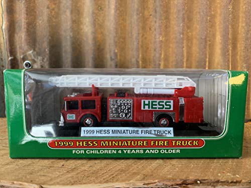1999 Hess Miniature Fire Truck Hess Truck New 