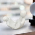 thumbnail image 1 of Figura de pareja, adorno de escritorio de resina, estatua romántica de amantes, escultura para dormitorio, oficina, escritorio, entrada o, 1 of 8