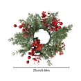 thumbnail image 1 of Adornos navideños, candelabro, corona, centro de mesa, cereza Artificial, Pinecone, guirnalda, Año Nuevo, Navidad, decoración de boda, 1 of 4