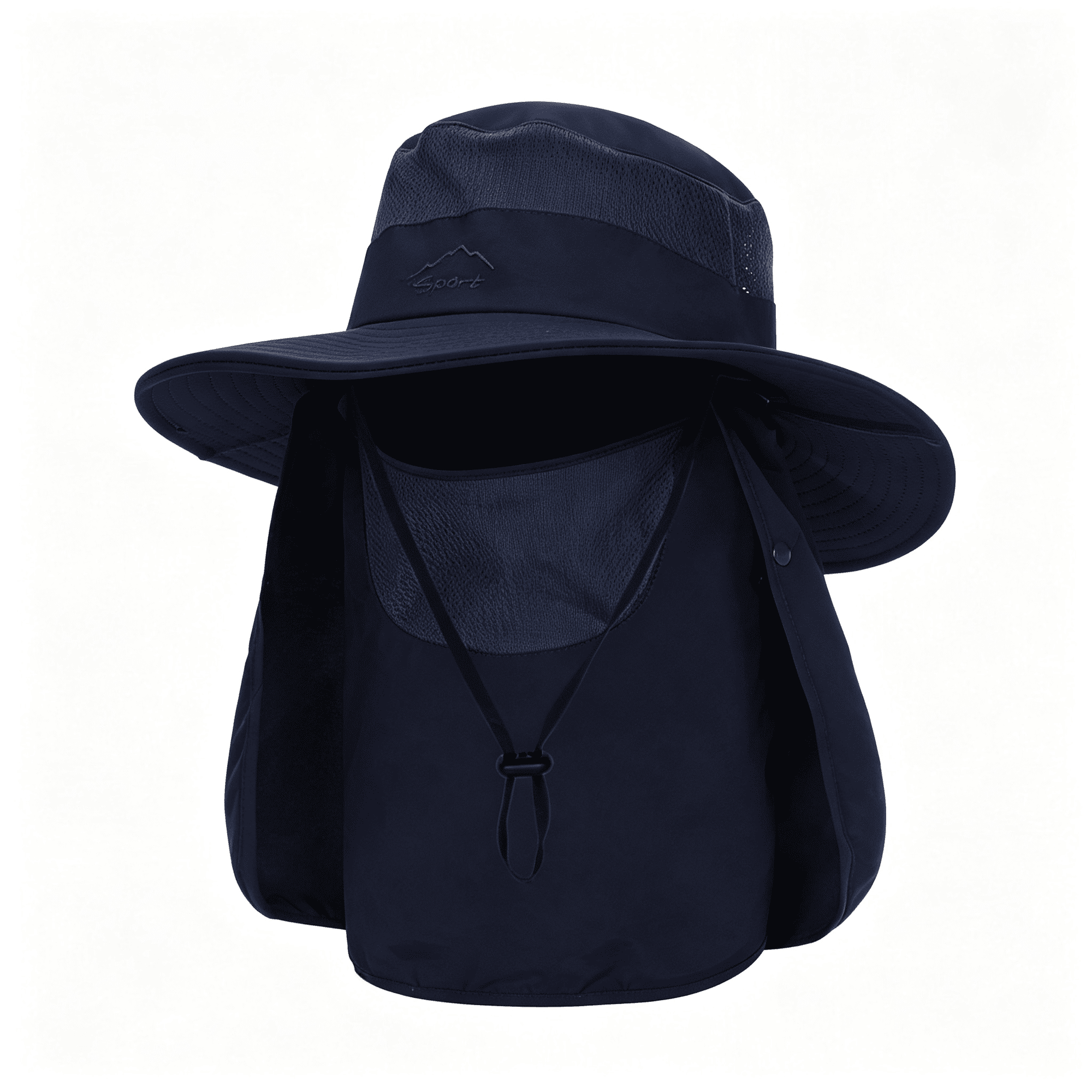 OQRKI Fishing Hat for Men Outdoor 3 in 1 Sun Hat Summer Safari Boonie Cap Fisherman Hat