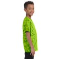 thumbnail image 4 of Colortone Youth & Adult Tie Dye T-Shirt Large Spider Lime, 4 of 4