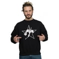 thumbnail image 2 of Looney Tunes Mens Sylvester Mono Star Sweatshirt, 2 of 5
