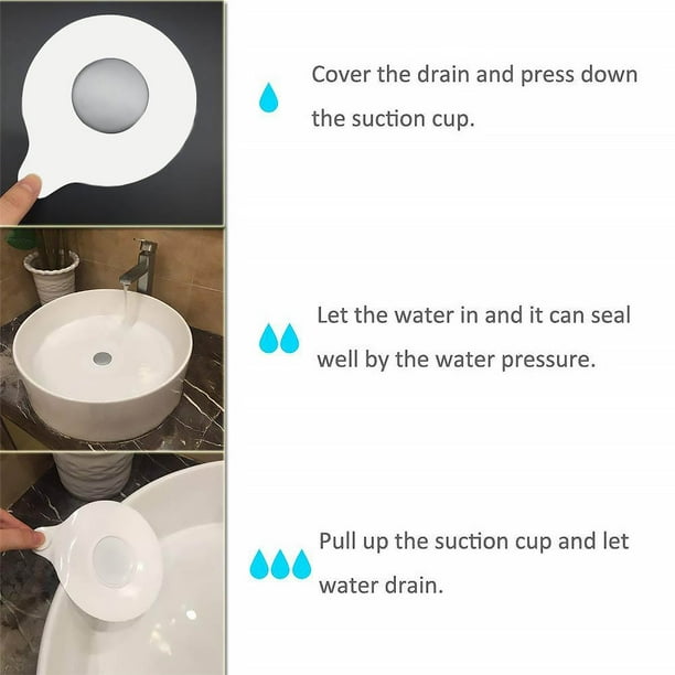 Silicone Tub Stopper Bathroom Waterproof Bathtub Plug Cover Silicone