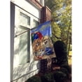 thumbnail image 3 of Carolines Treasures PPP3145CHF Pomeranian Beach Flag Canvas House Size  Large multicolor, 3 of 4