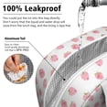 thumbnail image 5 of Lunch Bag Lunch Box for Women Reusable Insulated Lunch Bags,Water-Resistant Strawberry Plants Fruit White Cooler Lunch Tote Bag, Large Capacity for Work Travel Picnic, 5 of 6