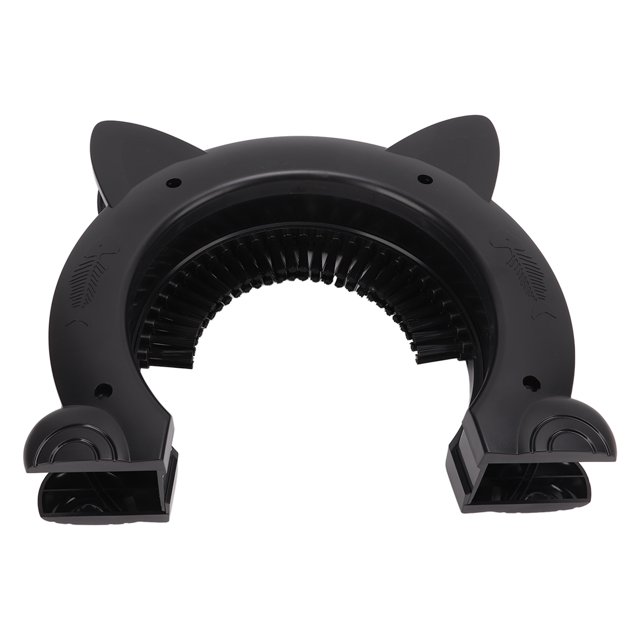 Cat Porte Intérieure, Professionnel Facile Assemblage ABS Porte de Chat Intérieure pour Chats Noir