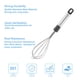 thumbnail image 3 of 2uds Huevo Batidor Inoxidable Acero Globo Batidor Mezclador Utensilios Cocina Utensilio para Mezclar, Batir, Golpeando & Agitando Negro, 3 of 7