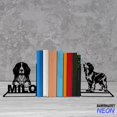 thumbnail image 2 of Handmadetneonsign English Springer Spaniel Metal Bookends, Dog Name Bookend, Table Bookshelf Decor 047003, 2 of 4