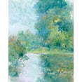 thumbnail image 2 of OToole, Tim 26x32 White Modern Wood Framed Museum Art Print Titled - Tranquil Stream II, 2 of 4