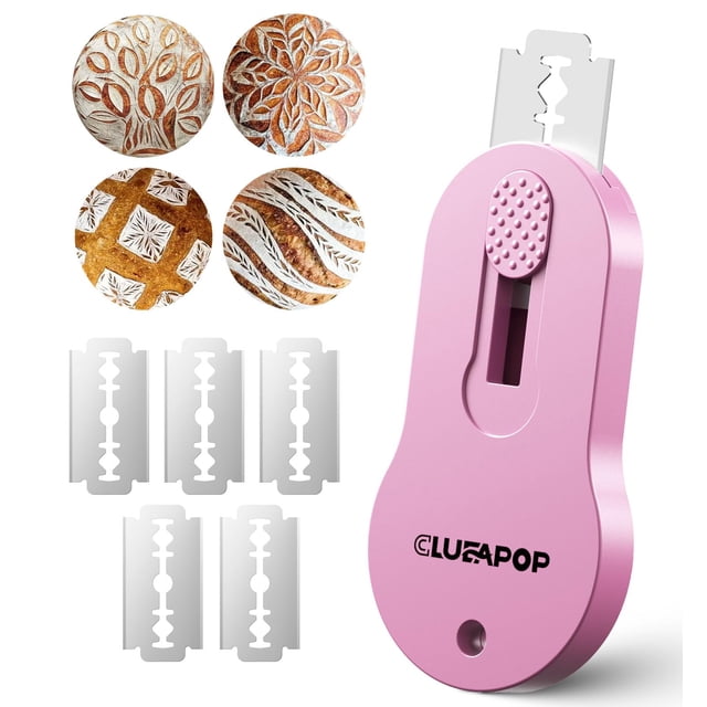 Herramienta para marcar pan CLUEAPOP Bread Lame con 5 cuchillas de afeitar