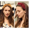 thumbnail image 2 of Accesorios para el cabello, diadema con orejas de conejo y leopardo, versión ancha, con nudos, para mujer, para salir, horquilla, diadema, joyería, comodidad de uso, 2 of 6
