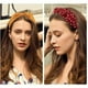 thumbnail image 2 of Accesorios para el cabello, diadema con orejas de conejo y leopardo, versión ancha, con nudos, para mujer, para salir, horquilla, diadema, joyería, comodidad de uso, 2 of 6