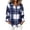 Navy, variant on Women's Flannel Shirts Button Down Plaid Shirt Jacket Casual Long Sleeve Fall Shacket with Pockets