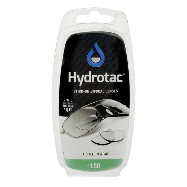 Hydrotac Stickon Bifocal Lenses, 1.50