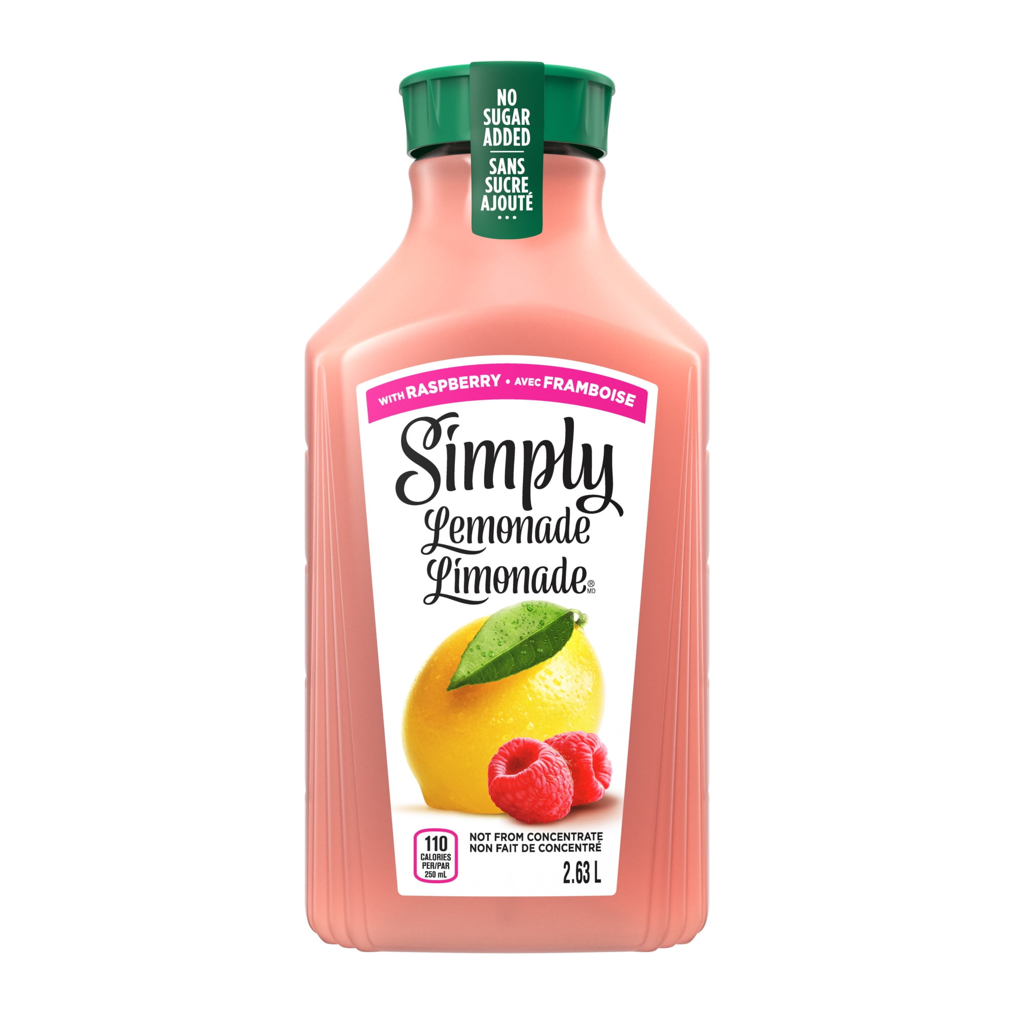 Simply Limonade Framboise Handle Free Bottle, 2.63 Liters
