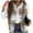 #0002-Brown, variant on Women's Flannel Plaid Vest Plus Size Button Down Shacket Jackets Sleeveless Waistcoat Outerwear Fall Coat Tops
