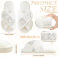 thumbnail image 2 of Zapatillas Xtinmee con inicial de boda personalizada para novia MRS, 2 of 6