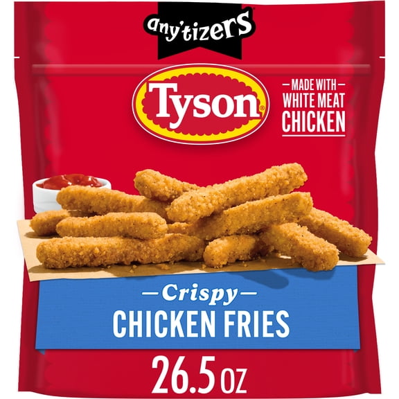 Tyson Any'tizers White Meat Crispy Chicken Fries, 26.5 oz (Frozen)