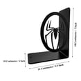 thumbnail image 3 of HeavenlyKraft Superhero Decorative Metal Bookend, Non Skid Book End, Book Stopper for Home/Office Decor/Shelves, 7 X 5.5 X 4 inch per Piece, Support Outside, 3 of 4