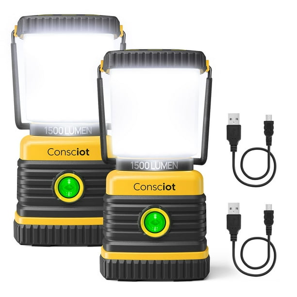 Linterna de Camping LED Consciot C02 Recargable USB-C 1500LM